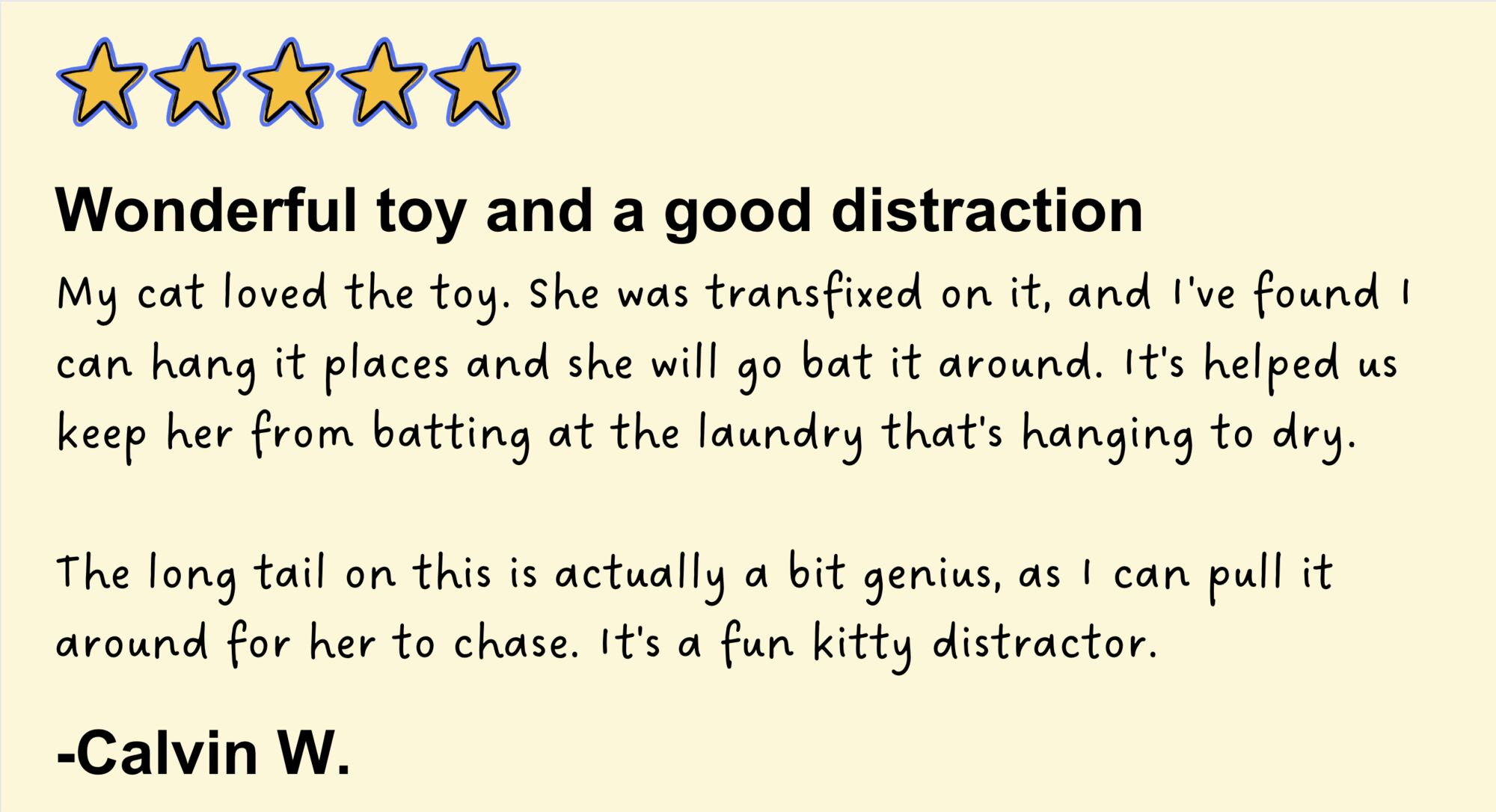 cat toy review