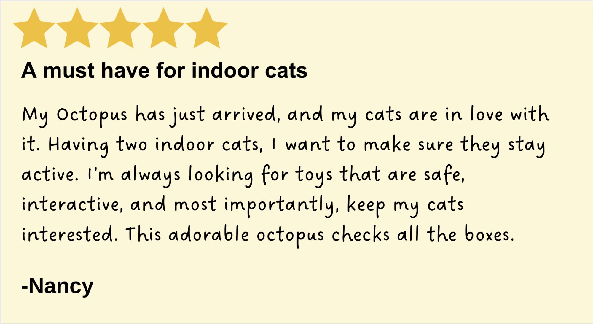 cat toy review