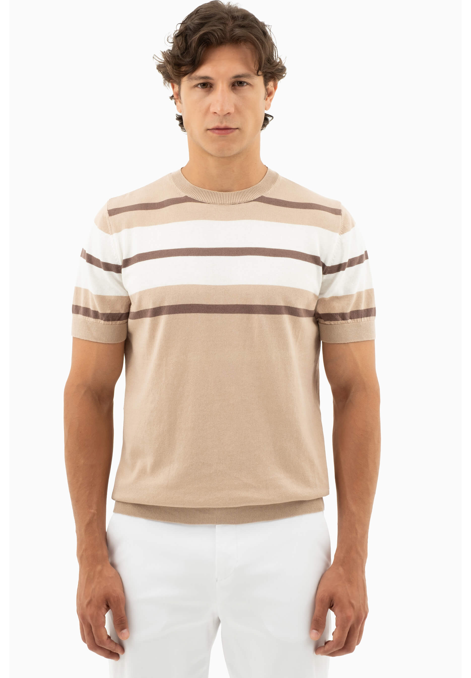 MOR15951 Beige/Deep Taupe/Off White